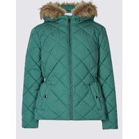 classic padded quilted jacket with stormwear