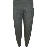 Clair Basic Jersey Harem Pants - Dark Grey