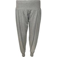 Clair Basic Jersey Harem Pants - Light Grey