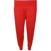 Clair Basic Jersey Harem Pants - Red