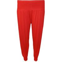 clair basic jersey harem pants red