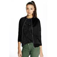 Claudia Ma1 Bomber Jacket - black