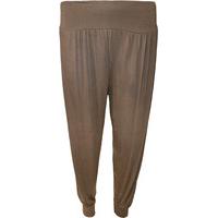 Clair Basic Jersey Harem Pants - Light Brown