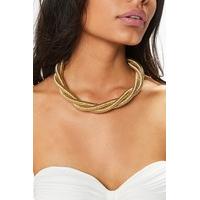Cleo Gold Twist Rope Necklace