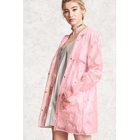 Clear Vinyl Lace Raincoat