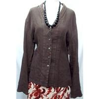 Clemente - Size: M - Brown - Blouse