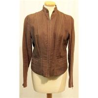 Claudia Sträter - Size: 36 - Brown - Casual linen jacket