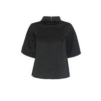 Closet Embossed Collar Top