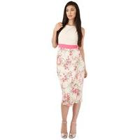 Closet Multi Floral 2 in 1 Drape Skirt Dress