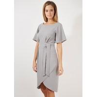 Closet Tie Front Drape Skirt Dress