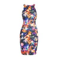 Closet Light Print Racer Dress