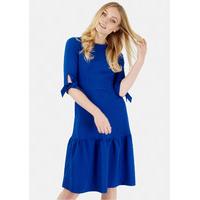 Closet Tie Sleeve Pep Hem Dress