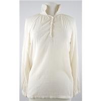 Clothilde - Size 12 - Almond - Crepe Blouse