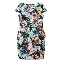 Closet Floral Tulip Tie Back Dress