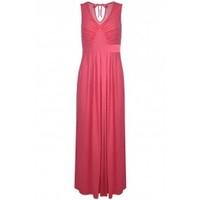 Claudia Ruched Tie Back Maxi Dress