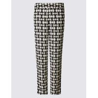 Classic Printed Straight Leg Trousers