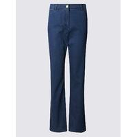 Classic Mid Rise Straight Leg Jeans