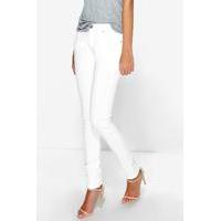 Cleo White Skinny Jean - white