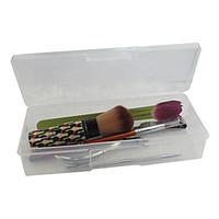 Clear Plastic Nail Art Tool Storage Box(19x7.5x4cm)