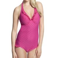 Cleo By Panache Betty, Pink Betty Halter Swimsuit, Pink