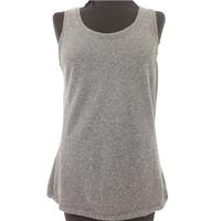 Claudia Michale Grey Sleeveless Top Size L