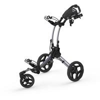 clicgear rovic rv1s swivel golf trolley silverblack