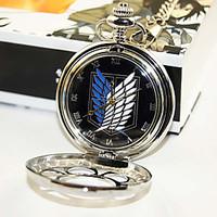 Clock/Watch Inspired by Attack on Titan Eren Jager Anime Cosplay Accessories Clock/Watch Black / Silver Alloy Male