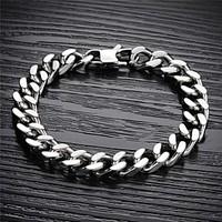 classic stylish men domineering man stainless steel bracelet jewelry c ...