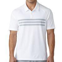 climacool 3 stripes competition polo shirt white