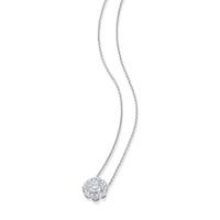 Classic White Gold and Diamond Pendant