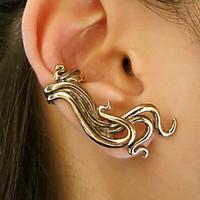 Clip Earrings Alloy Punk Silver Bronze Jewelry Party Daily Casual 1pc