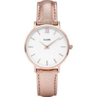 cluse ladies minuit leather watch