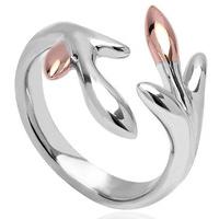 Clogau Ring Tree of Life Eden Silver and 9ct Rose Gold