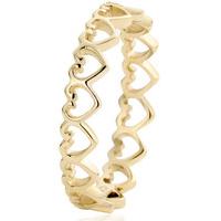 Clogau Ring Heart Affinity Stacking Yellow Gold N