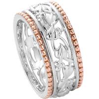 Clogau Tree Of Life Sterling Silver Rose Gold Ring