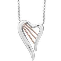 clogau necklace heartstrings silver