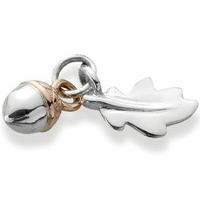 clogau charm sessile oak inner charm silver