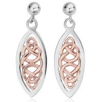 Clogau Earrings Welsh Royalty Silver