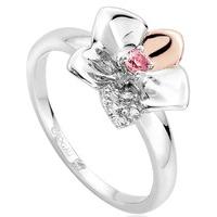 clogau ring orchid silver