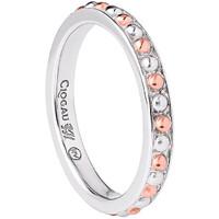 Clogau Affinity Sterling Silver 9ct Rose Gold Beaded Stacking Ring