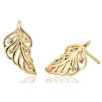 Clogau Debutante 9ct Yellow And Rose Gold Stud Earrings