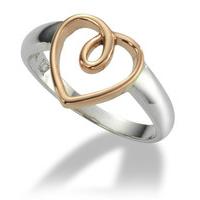 Clogau Ring Lovespoon Silver