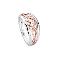 Clogau Welsh Royalty Sterling Silver Rose Gold Ring