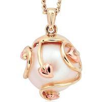 Clogau Tree Of Life 9ct Yellow And Rose Gold Caged Pearl Pendant
