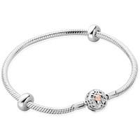 Clogau Tree of Life Sterling Silver Rose Gold Charm Bracelet 3SMSTB17