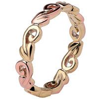 Clogau Tree Of Life 9ct Yellow And Rose Gold Ring