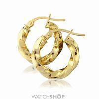 Classic Twisted Hoop Earrings