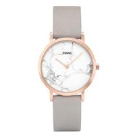 CLUSE-Watches - La Roche Petite Rose Gold White Marble - Grey