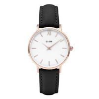 cluse watches minuit rose gold white black