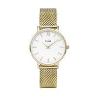 CLUSE Minuit Gold Mesh Watch